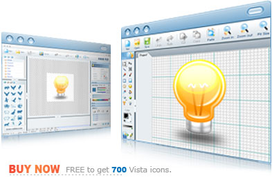A powerful icon editor, icon creator and icon maker.